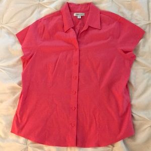 Pink Coldwater Creek Button Down